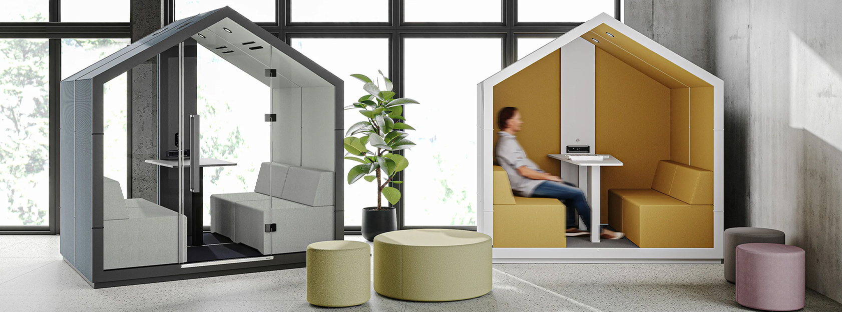 Akoestische Pods & Cabines