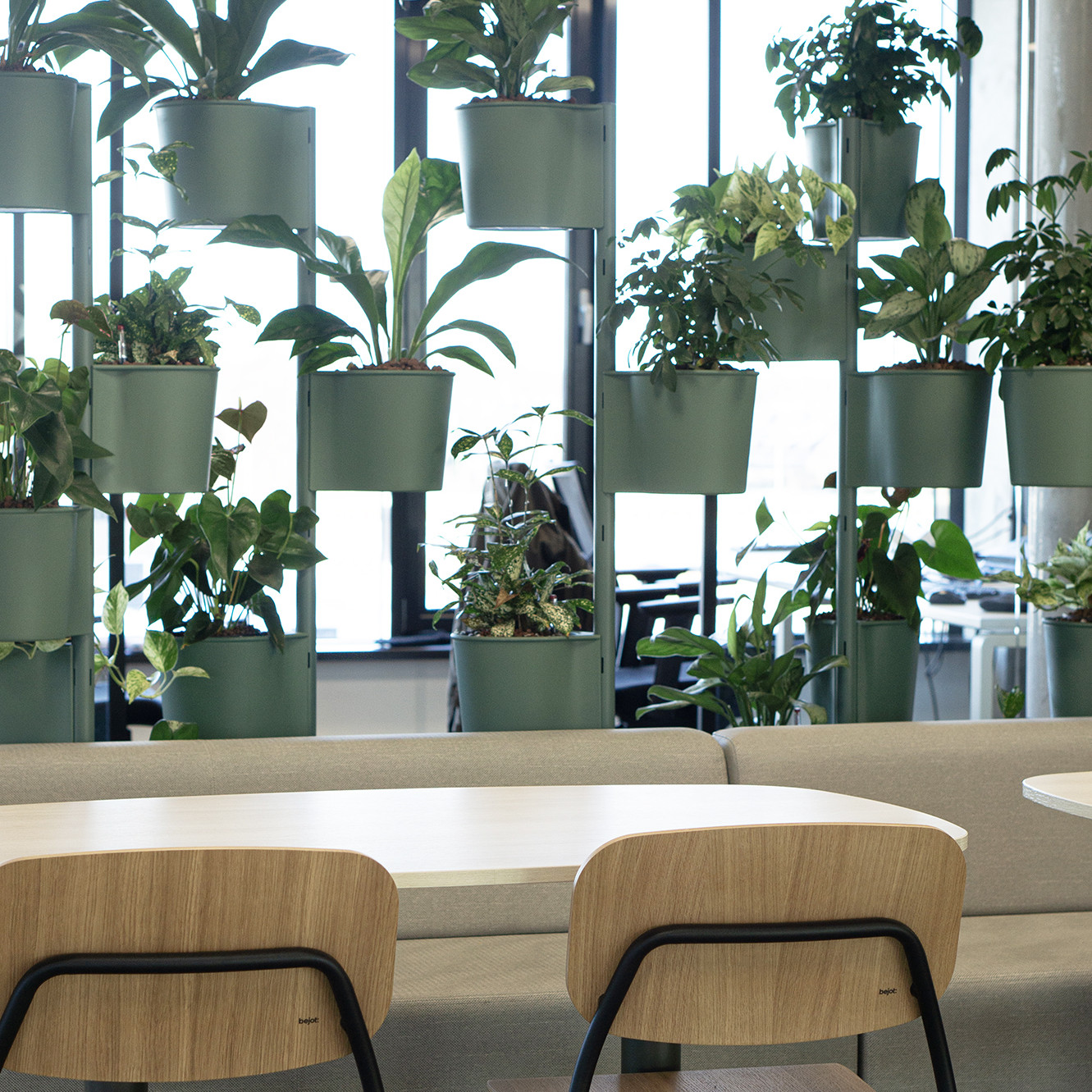 Kantoortuin roomdivider uai