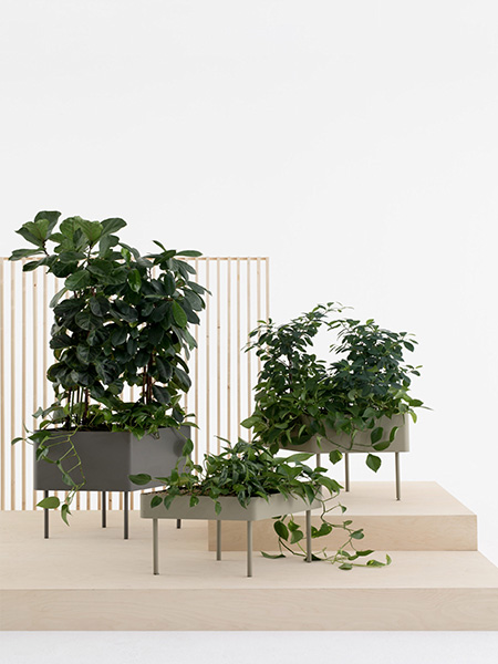 plantenbakken kantoor