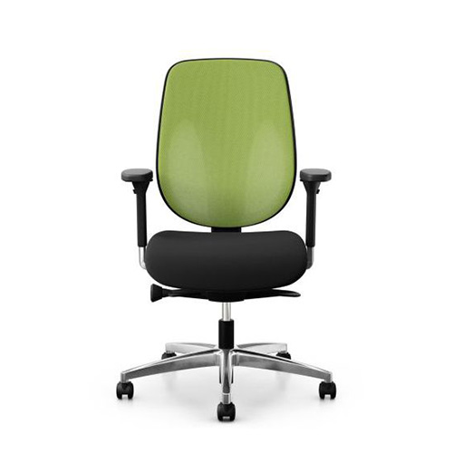 Giroflex 353 bureaustoel met groene rug