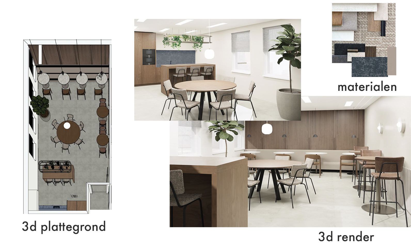 ontwerp kantine inrichting