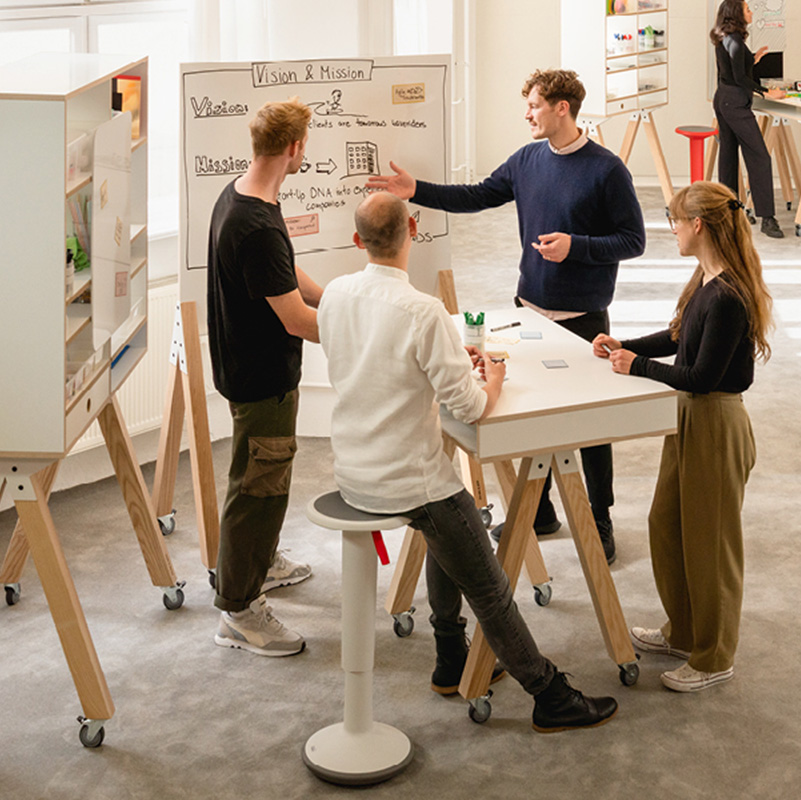 vergadermeubilair presentatie