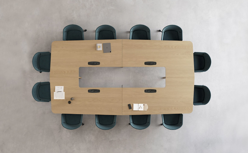 Metro boardroom vergadertafel