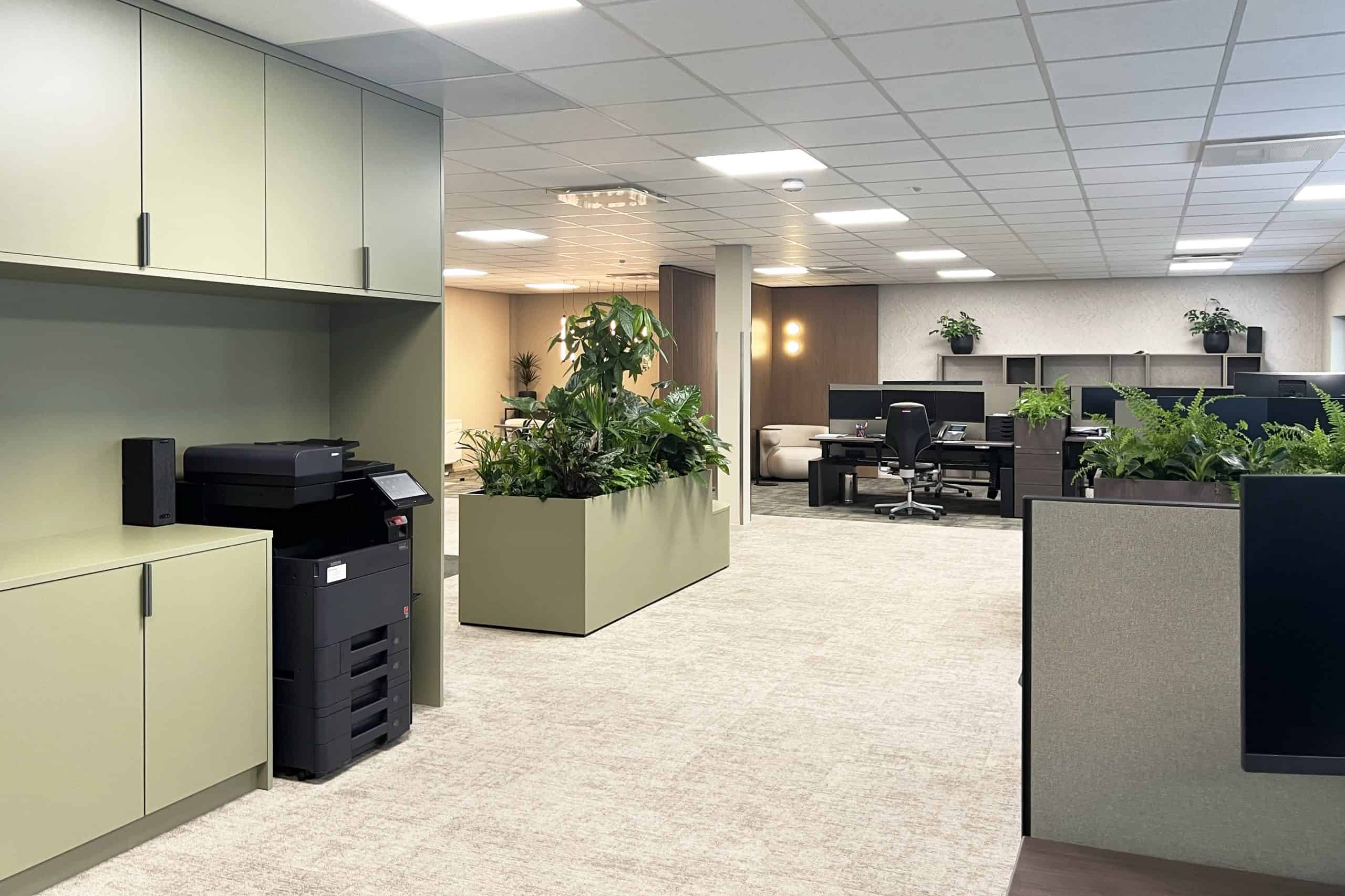 Biophillic kantoorinrichting