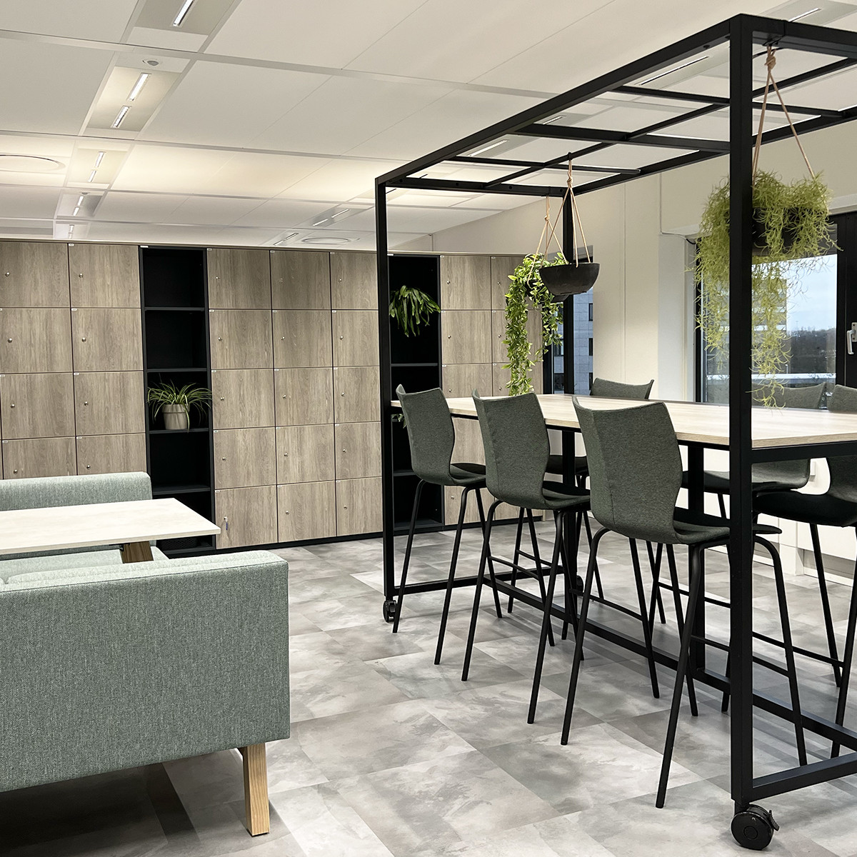 projectinrichting van een kantine in