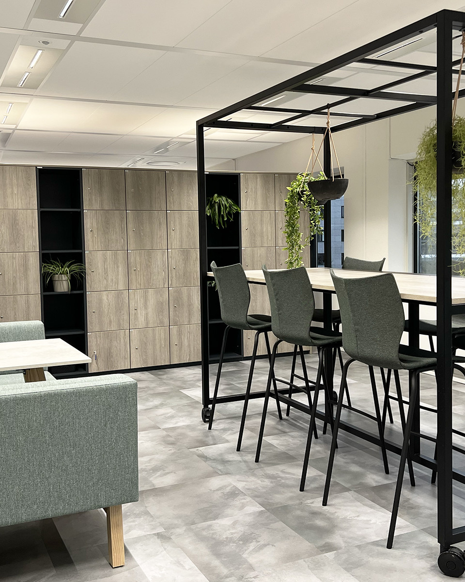 projectinrichting van een kantine in