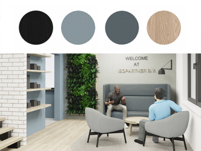 Moodboard receptie inrichting